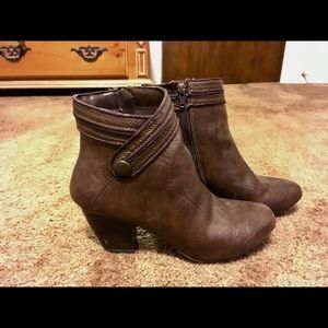 Brown booties